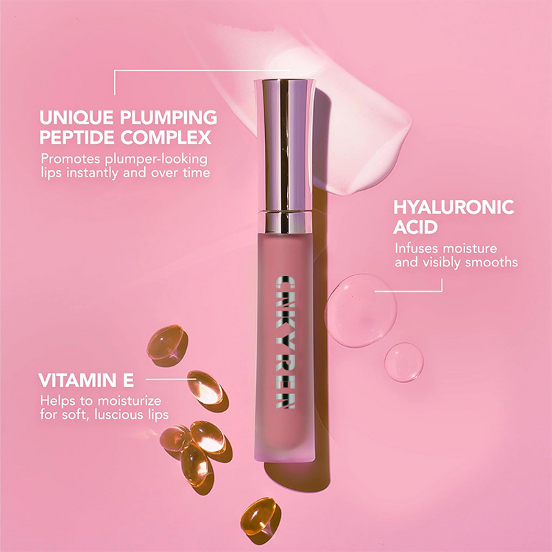 Lip Gloss Manufacturer - Custom Logo - Vitamin E Hyaluronic Acid Long-Lasting Matte Plumping Shine