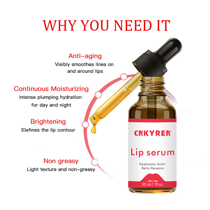 Lip Plumping Serum Manufacturer - Organic Natural Vitamin E - Collagen Hyaluronic Acid Brightening Repair Wholesale