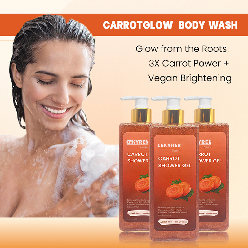 Body Wash Manufacturer - Wholesale Herbal Infused - Vitamin C Carrot Whitening Exfoliating Niacinamide