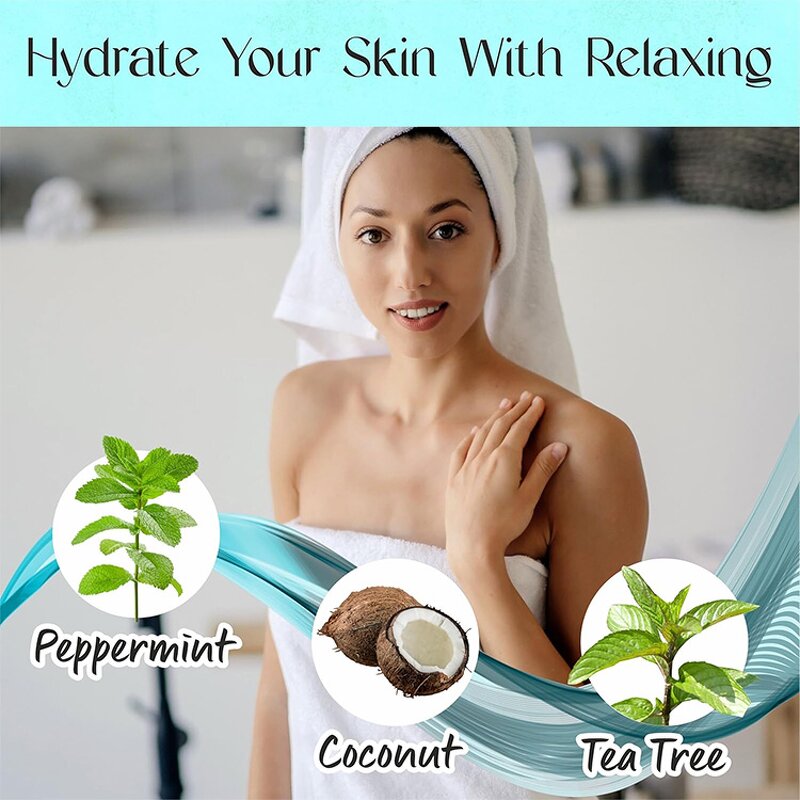 Shower Gel Manufacturer - Wholesale Herbal Peppermint - Coconut Tea Tree Refreshing Bath Skin Care