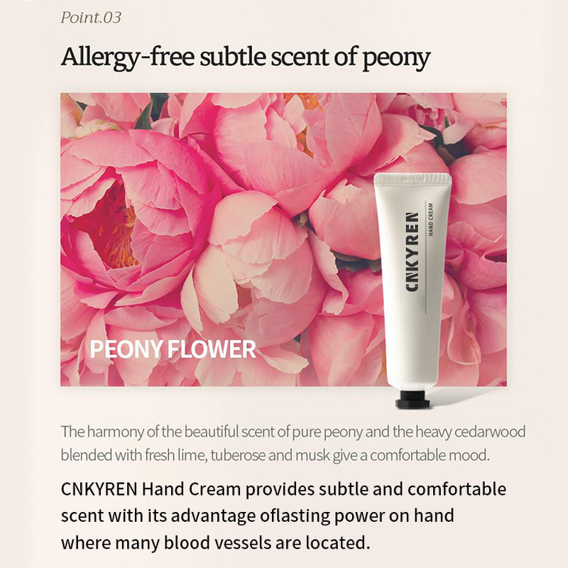 Hand Cream Manufacturer - Peony Hyaluronic Acid - Dry Cracked Skin Repair Moisturizing Hydration