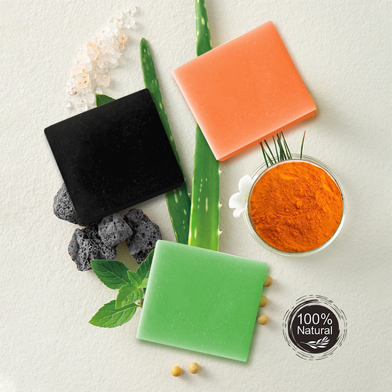 Soap Bar Manufacturer - Camellia Ginger - Handmade Nourishing Turmeric Aloe Charcoal Oil Control