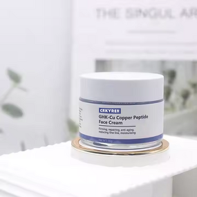 Face Cream Manufacturer - OEM Resveratrol - Blue Ghk-Cu Copper Peptide Black Skin Anti Wrinkle Glow