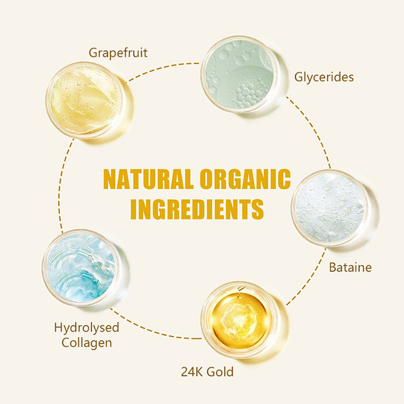 Eye Mask Patches Manufacturer - 24K Gold - Organic Hyaluronic Collagen Vitamin Anti Wrinkle OEM Supply