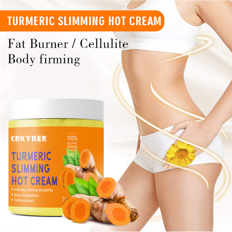Slimming Cream Manufacturer - Turmeric - Belly Fat Burning Anti Cellulite Herbal Ginger Vitamin C Firming Sweat