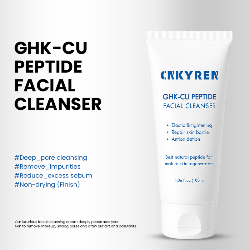 Facial Cleanser Manufacturer - Blue Copper Peptide - Organic Ghk-Cu Hyaluronic Acid Anti Aging Wrinkle Care