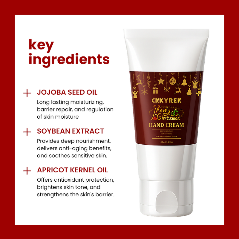 Hand Cream Manufacturer - Christmas Limited Edition - Deep Moisturizing Jojoba Seed Oil Repair Dry Cracked