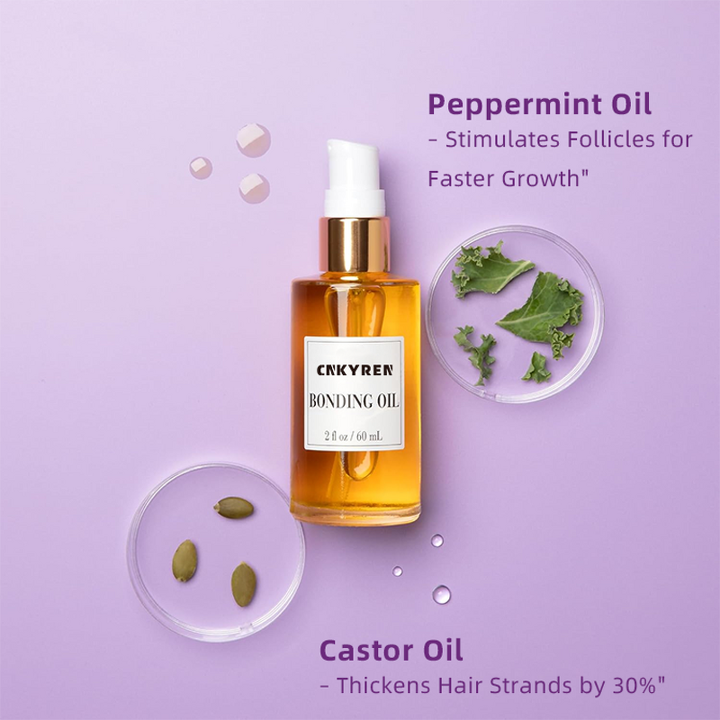 Hair Oil Manufacturer - Organic Peppermint - Herbal Castor Oil Healthy Hair Growth Smoothing