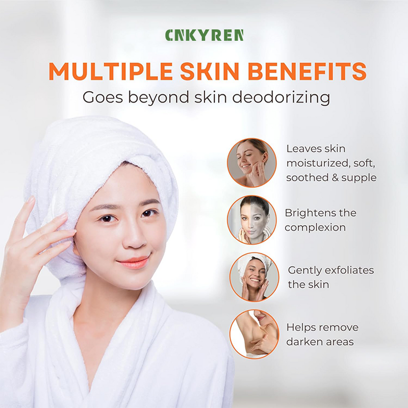 Soap Bar Manufacturer - Organic Persimmon - Body Odor Control Brightening Gentle Dark Areas All Over Body