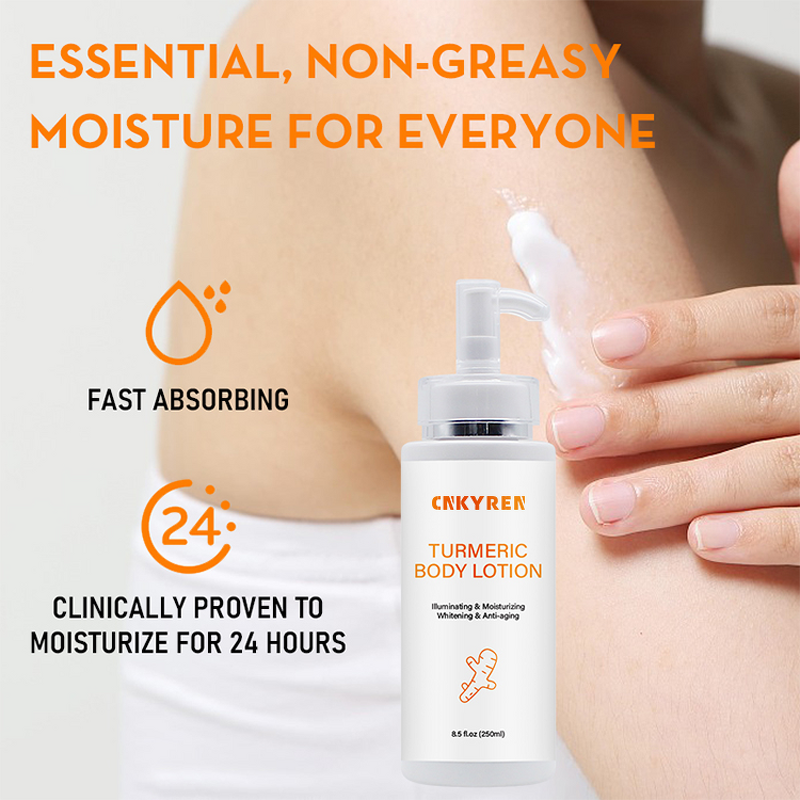 Body Lotion Manufacturer - Organic Turmeric - Vitamin C Hyaluronic Acid Anti Acne Whitening Hydrating