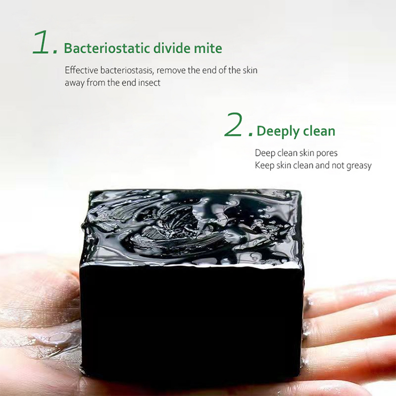 Face Soap Manufacturer - 100% Natural Bamboo Charcoal - Deep Purifying Exfoliator Black Mud Wholesale