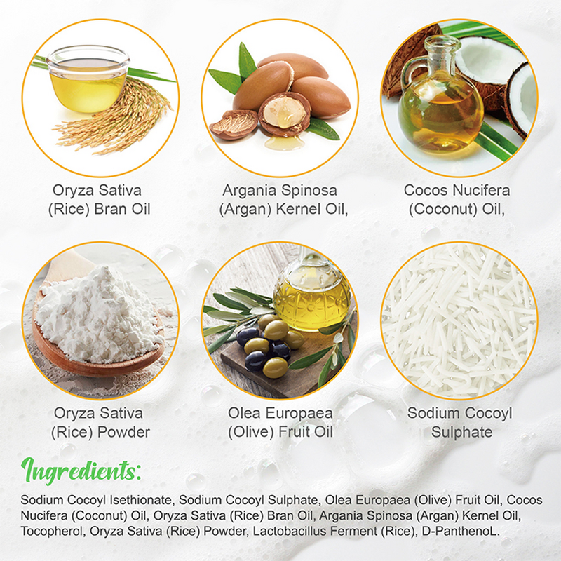 Soap Bar Manufacturer - OEM Handmade Vegan - Rice Milk Water Infused Anti Hair Loss Bath Toilet