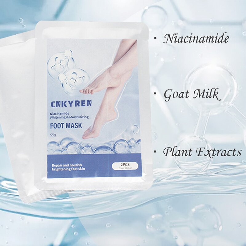 Foot Mask Manufacturer - Niacinamide Goat Milk - Plant Extracts Repair Nourishment Skin Care