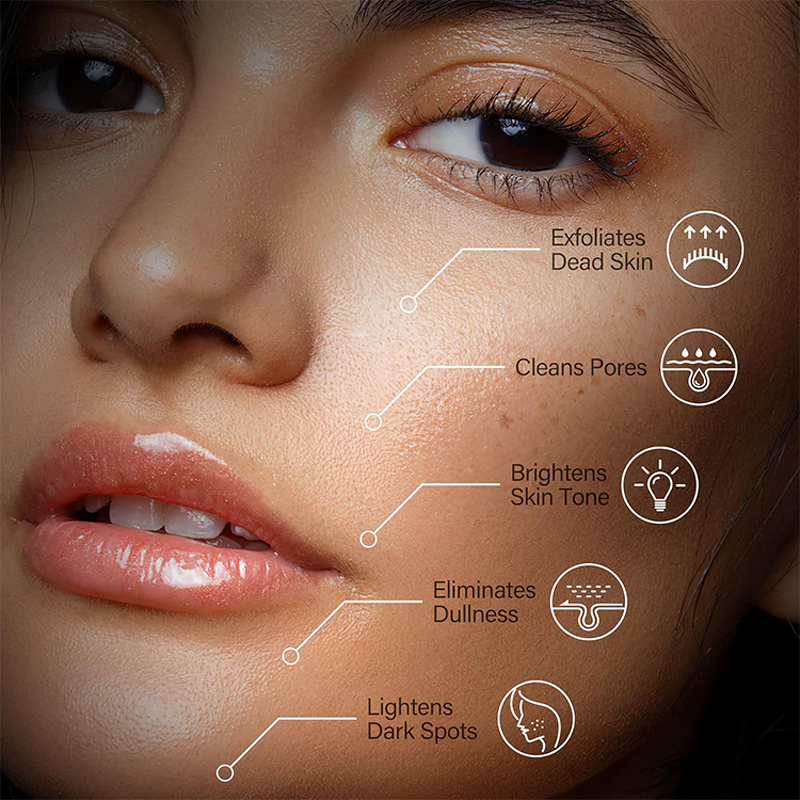 Facial Scrub Manufacturer - Antioxidant Turmeric Vitamin C - Reduce Dark Spots Acne Gentle Exfoliate