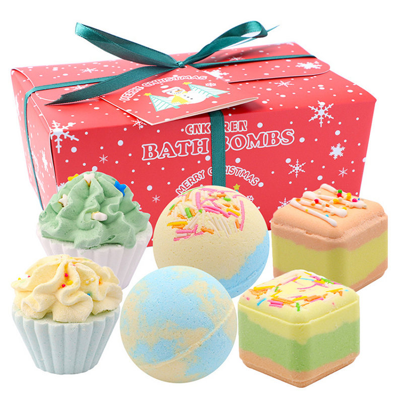Bath Fizzies Manufacturer - Sweet Orange Cherry Vanilla - Gift Box Relaxing Moisturizing Whitening
