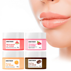 Lip Scrub Manufacturer - Organic Pink - Vitamin E Turmeric Hyaluronic Acid Vitamin C Lip Lightening