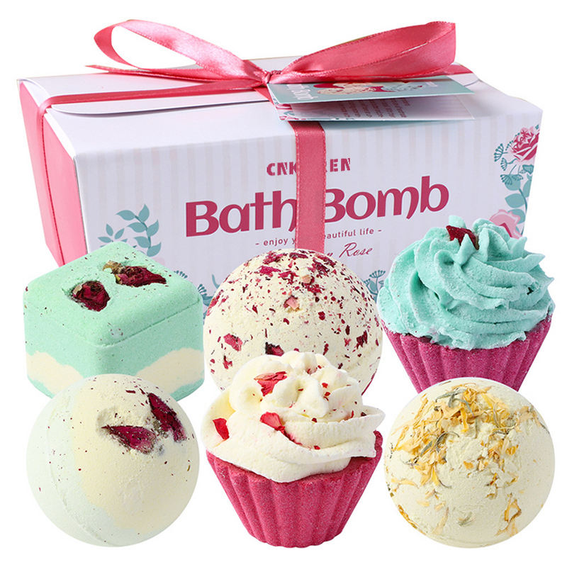 Bath Fizzies Manufacturer - Sweet Orange Cherry Vanilla - Gift Box Relaxing Moisturizing Whitening