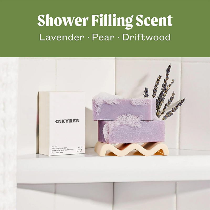 Body Soap Manufacturer - Organic Plant-Based - Lavender Shea Butter Gentle Cleansing Wholesale Bar