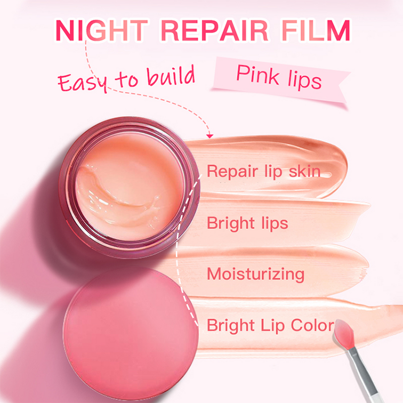 Lip Mask Manufacturer - Sweet Strawberry Premium - Night Repair Crystal Vegan Organic Whitening Firming