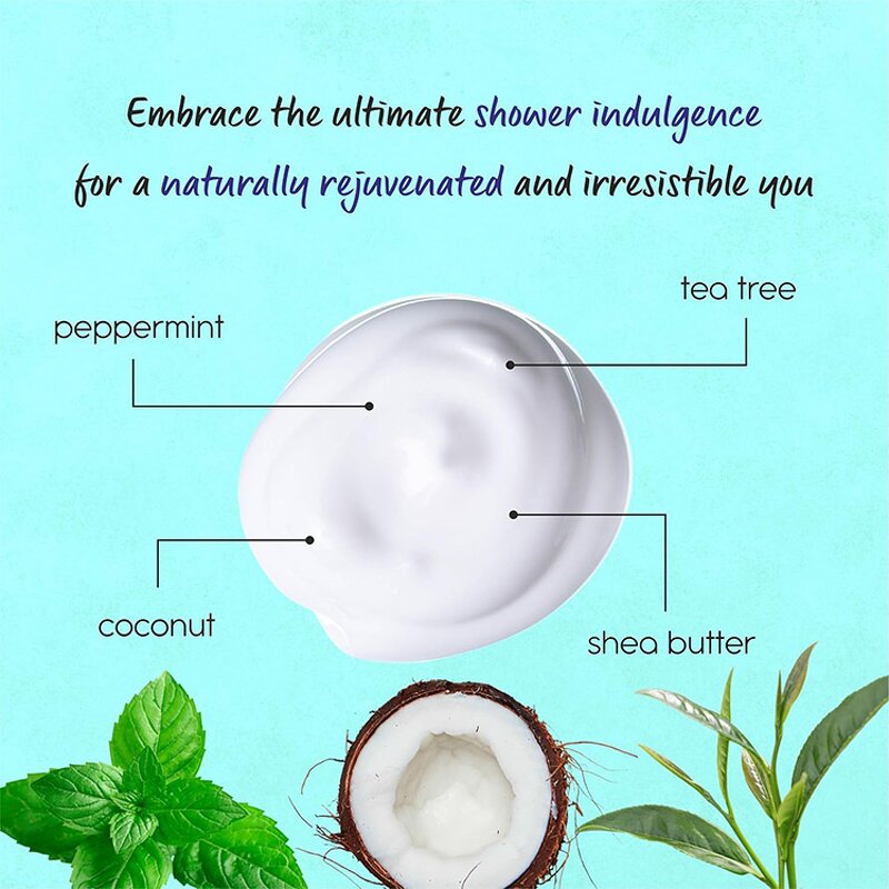 Shower Gel Manufacturer - Wholesale Herbal Peppermint - Coconut Tea Tree Refreshing Bath Skin Care