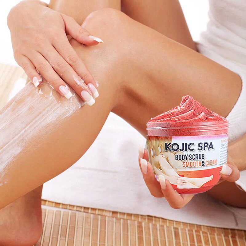 Body Scrub Manufacturer - Hot Selling 750g Organic Exfoliating Foaming Body Scrub Mud Customized