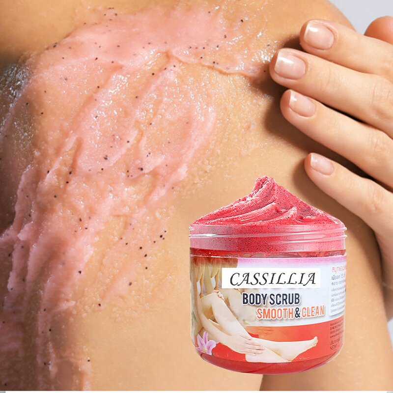 Body Scrub Manufacturer - Hot Selling Fruit Flavors Scrub Natural Body Sugar Scrub Exfoliate Skin Smooth Clean