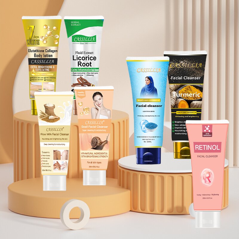 Face Wash Manufacturer - Turmeric Infused Facial Cleanser Organic Plant Extract Deep Cleansing Hydrating Gentle