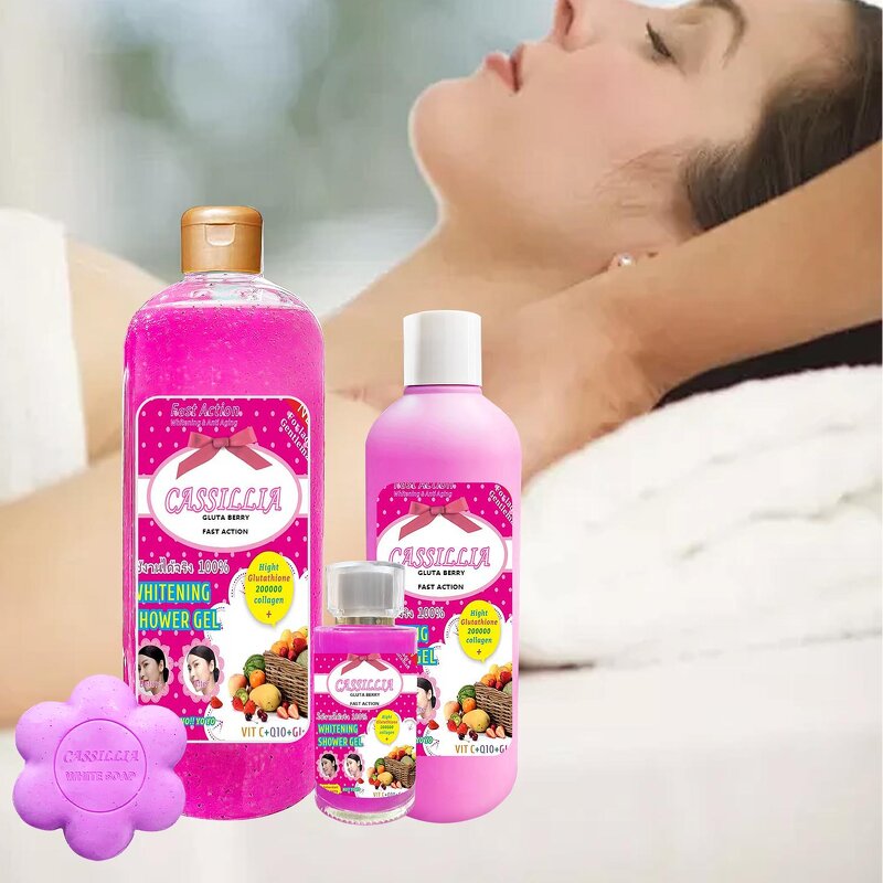 Spa Gift Set Manufacturer - Wholesale Gulta Berry Shower Bath Sets Hair Shampoo Cleansing Moisturizing Whitening