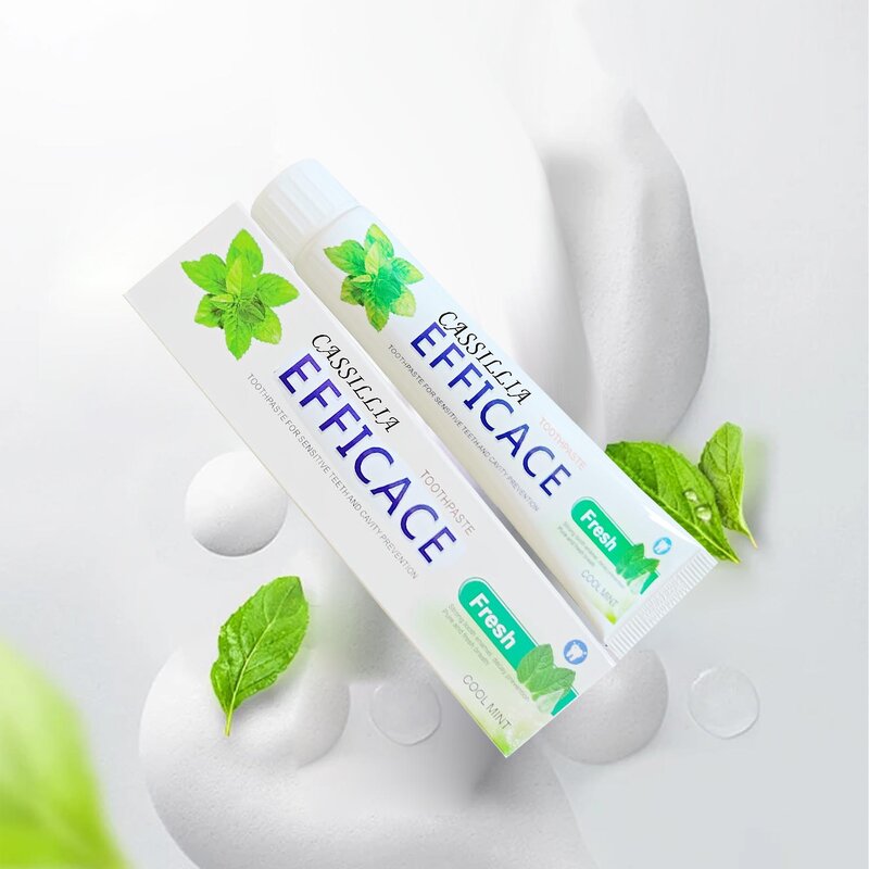 Toothpaste Manufacturer - Customized Nature Organic Herbal Cool Mint Fresh Oral Teeth Fluoride Free Foam Whitening