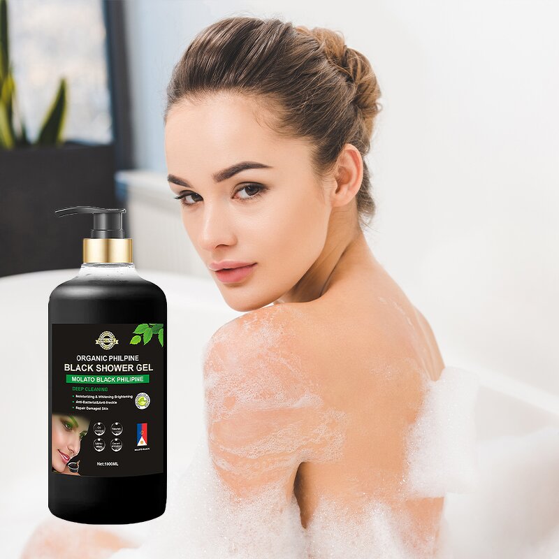 Shower Gel Manufacturer - Organic Molato Black Moisturizing Whitening Perfumed Bubble Anti-Bacterial