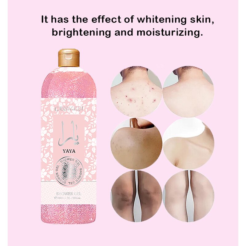 Body Wash Manufacturer - 1000ml Moisturizing Whitening Organic Natural Lightening for Black Skin Bubble Rich