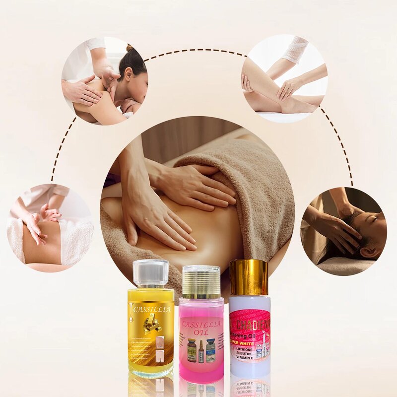 Body Oil Set Manufacturer - Flower Pure Natural Organic Rose Carrot Massage Hair Face Whitening