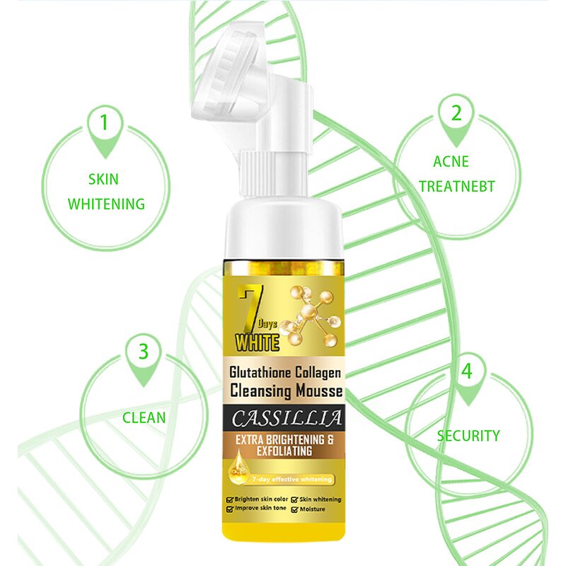 Face Wash Manufacturer - Private Label Korean Face Care Cleanser Mousse For Women Gluta thione Collagen