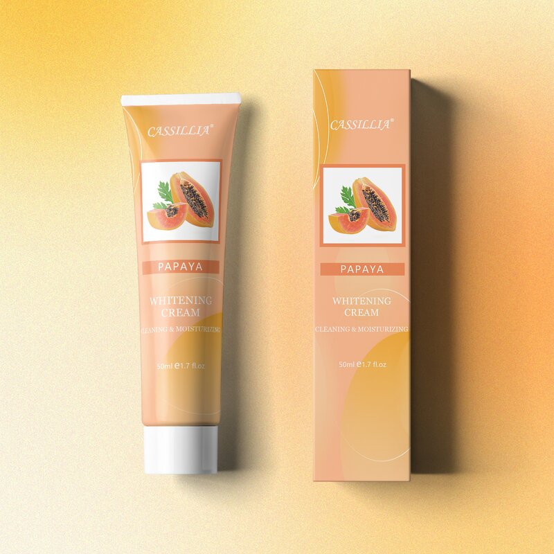 Facial Cream Manufacturer - Organic Korean Beauty Papaya Extract Brightening Anti-Aging Freckles Removal