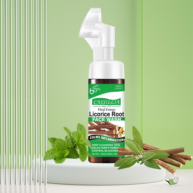 Face Wash Manufacturer - Private Label Natural Organic Whitening 150ml Moisturizing Perfumed Licorice Root Extract