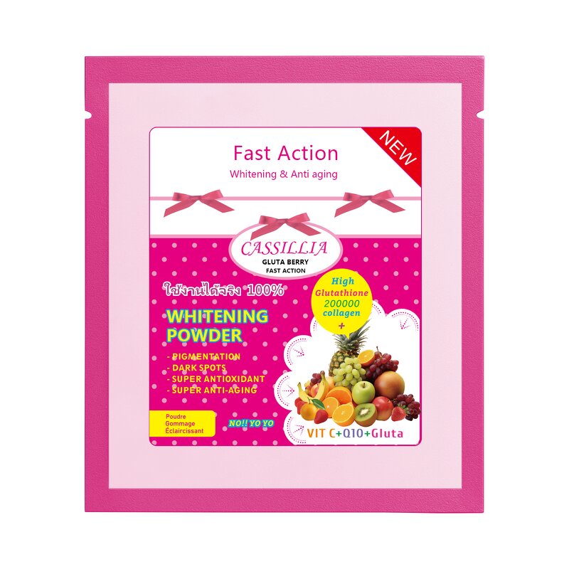 Skin Care Powder Manufacturer - Fast Action Gluta Berry 200000 Lightening for Shower Gel Body Oil