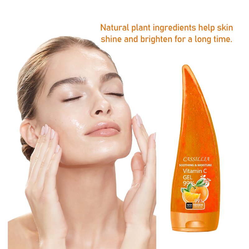 Body Cream Manufacturer - Aloe Vera with Vitamin C Hyaluronic Acid Soothing Gel Extract for Skin