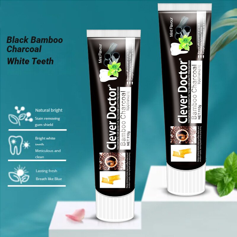 Toothpaste Manufacturer - Manufacturer Pate Dentifrice a Charbon Whitening Biodegradable Optic White Bright up Bamboo Herbal
