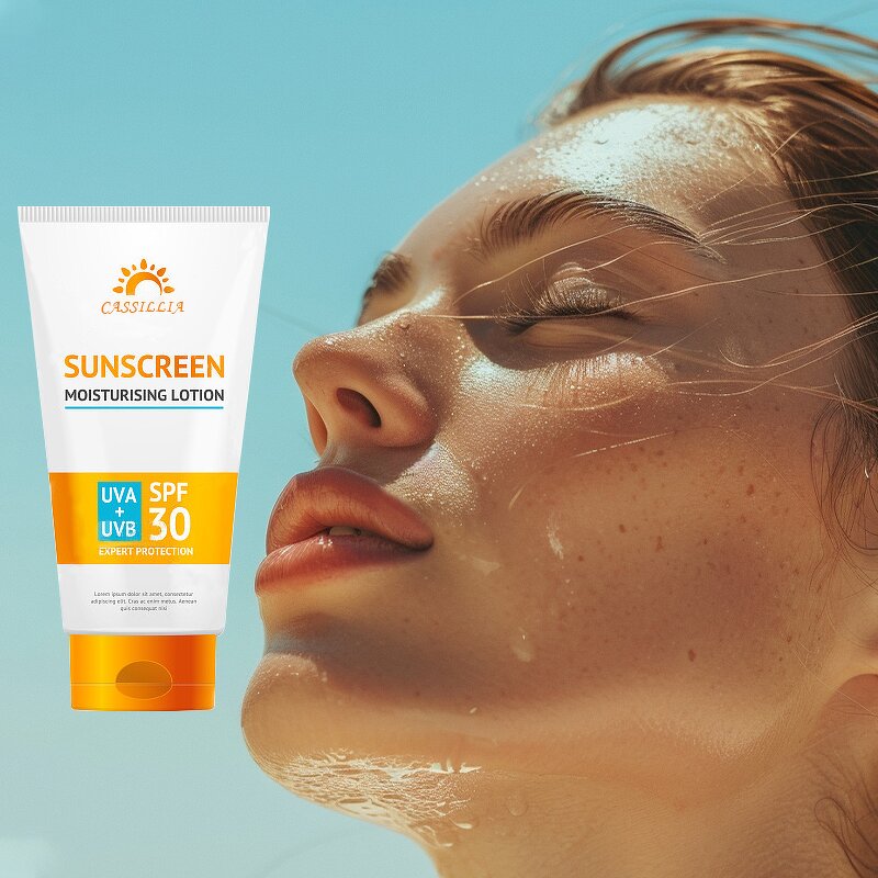Sunscreen Cream Manufacturer - High Protection Long-Lasting SPF+++30 Vegan Organic UVA UVB Waterproof Shea Butter
