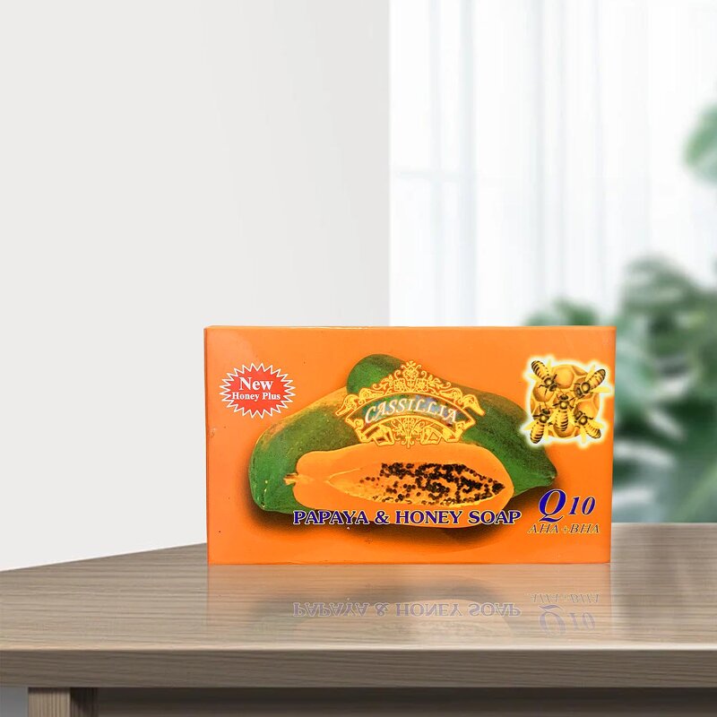 Soap Manufacturer - Organic Tamarind Papaya Honey Black Skin Whitening Lightening Q10 Oval Kojic