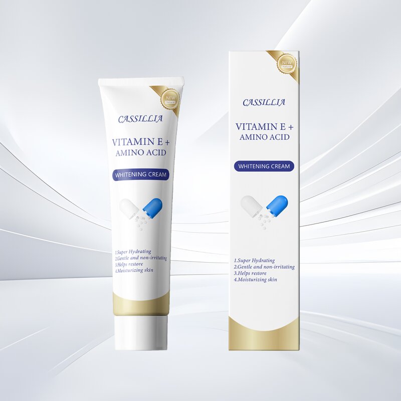 Face Cream Manufacturer - Whitening Brightening Vitamin E Collagen Glycerin for Acne-Prone Skin & OEM