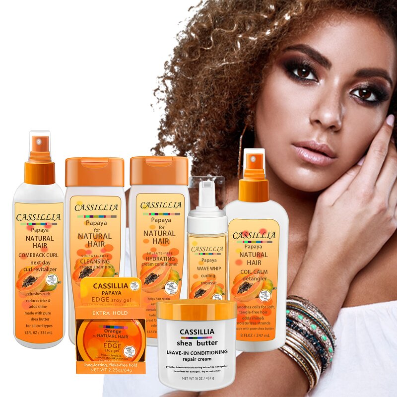 Hair Care Set Manufacturer - African Hair Care Products Curly Hair Care Set (new)