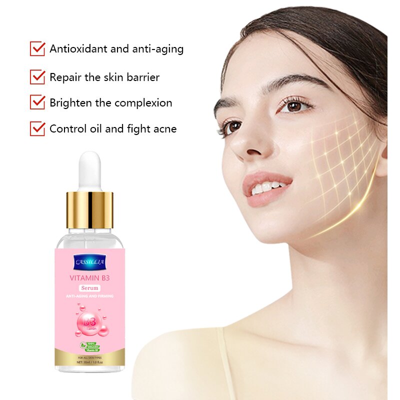 Face Serum Manufacturer - OEM ODM Private Label Liquid Vitamin B3 Brightening Whitening Anti Aging