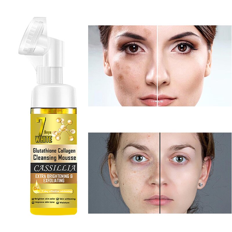 Face Wash Manufacturer - Private Label Korean Face Care Cleanser Mousse For Women Gluta thione Collagen