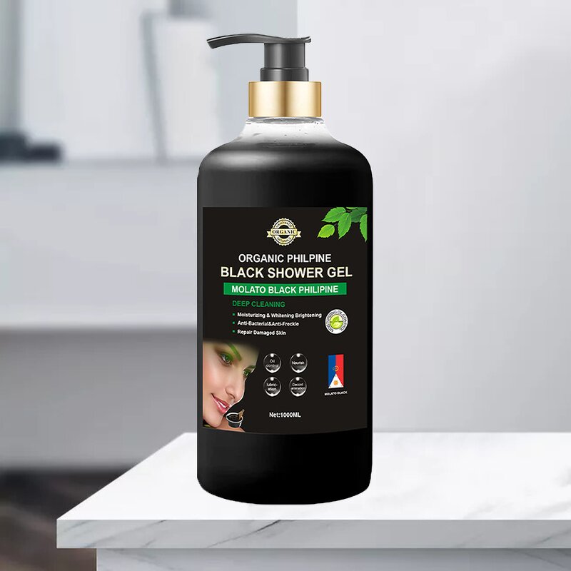 Shower Gel Manufacturer - Organic Molato Black Moisturizing Whitening Perfumed Bubble Anti-Bacterial
