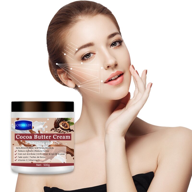 Body Cream Manufacturer - Cocoa Butter Hyaluronic Acid Anti-Wrinkle Brightening Moisturizing Whitening Niacinamide