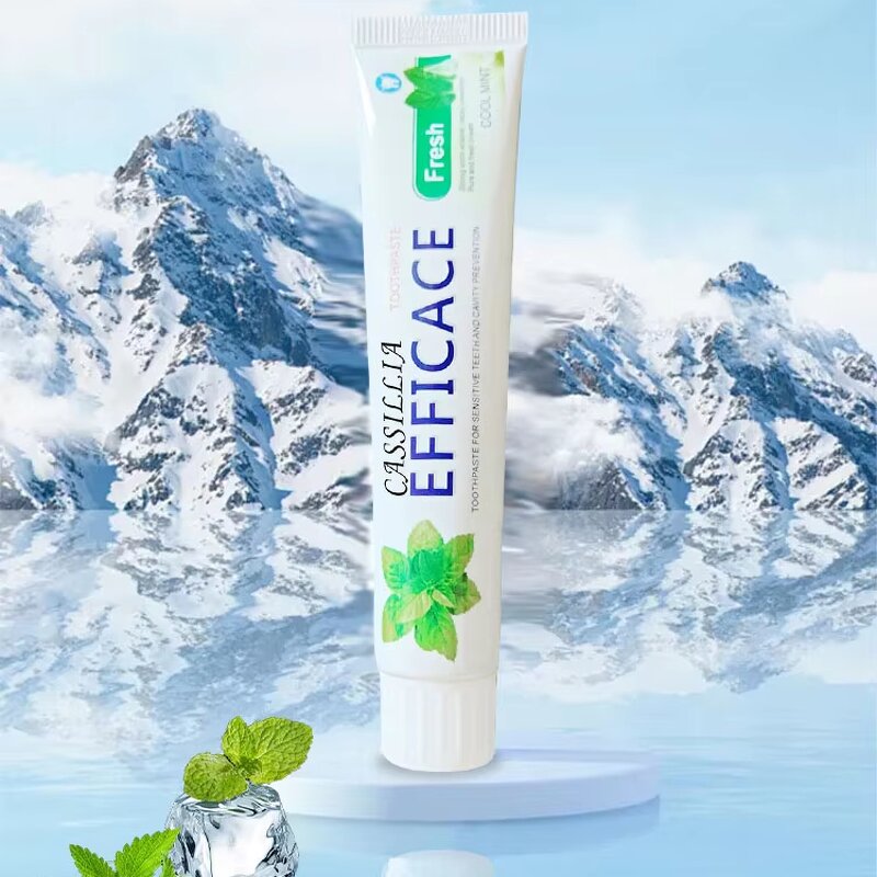 Toothpaste Manufacturer - Customized Nature Organic Herbal Cool Mint Fresh Oral Teeth Fluoride Free Foam Whitening