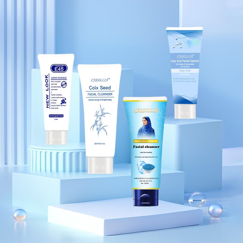 Face Wash Set Manufacturer - OEM Turmeric Salicylic Acid Oil Control Deep Pore Cleansing Acne Treatment Travel Size