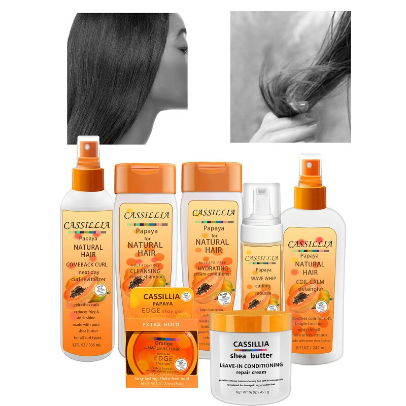 Hair Care Set Manufacturer - African Hair Care Products Curly Hair Care Set (new)