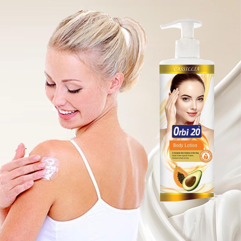 Body Lotion Manufacturer - Natural Organic Fruit Vitamin E Papaya Avocado Niacinamide Quick Whitening Collagen